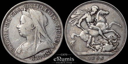 Great Britain, Victoria, Crown 1896, LIX, Scarce, VF