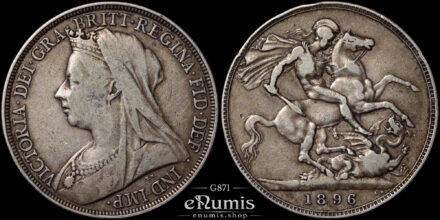Great Britain, Victoria, Crown 1896, LX, VF+