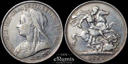 Great Britain, Victoria, Crown 1893, LVI, VF