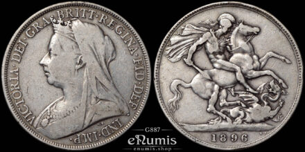 Great Britain, Victoria, Crown 1896, LX, aVF