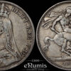Great Britain, Victoria, Crown 1891, better date, VF+