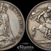 Great Britain, Victoria, Crown 1891, better date, VF-XF Great Britain, Victoria, Crown 1891, better date, VF-XF