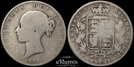 Great Britain, Victoria, Halfcrown 1850, Fine