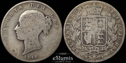 Great Britain, Victoria, Halfcrown 1846, Fine