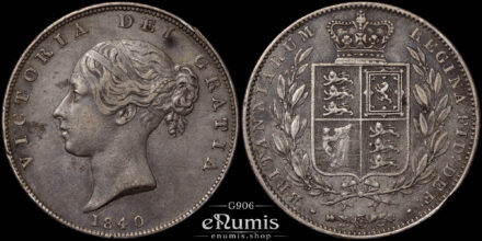 Great Britain, Victoria, Halfcrown 1840, XF+