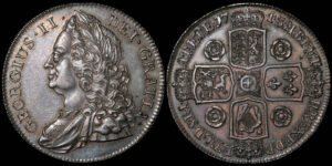 Great Britain, George II, Crown 1743