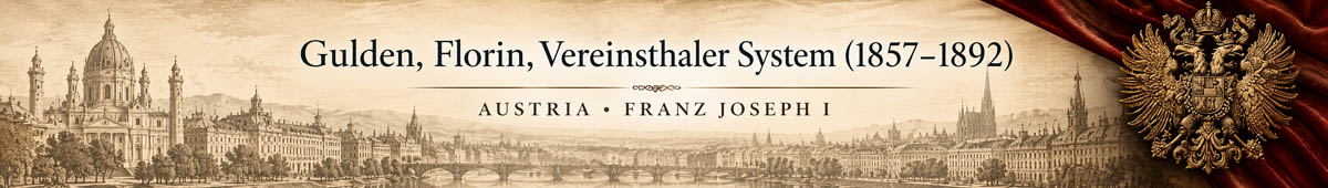 Gulden, Florin, Vereinsthaler system (1857-1892)
