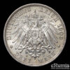 Germany, Bavaria, Otto, 3 Mark 1908, aUNC