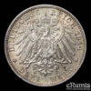 Germany, Bavaria, Ludwig III, 3 Mark 1914, XF-UNC