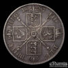 Great Britain, Victoria, Double Florin 1887, Arabic 1, Mule, Rare!, VF