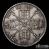 Great Britain, Victoria, Double Florin 1887, Roman I, VF-XF