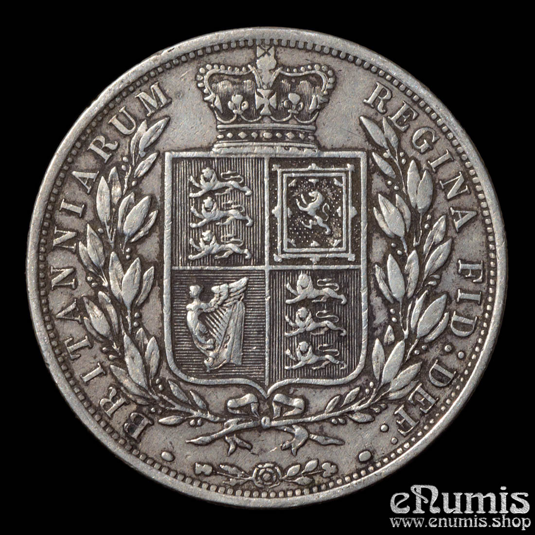 Great Britain, Victoria, Halfcrown 1886, VF/VF+ Great Britain, Victoria, Halfcrown 1886, VF/VF+