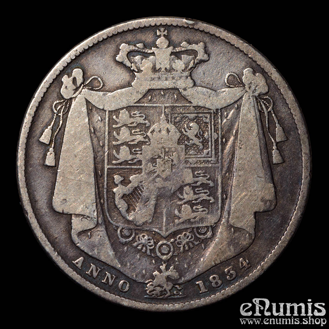 Great Britain, William IV, Halfcrown 1834, Fine+