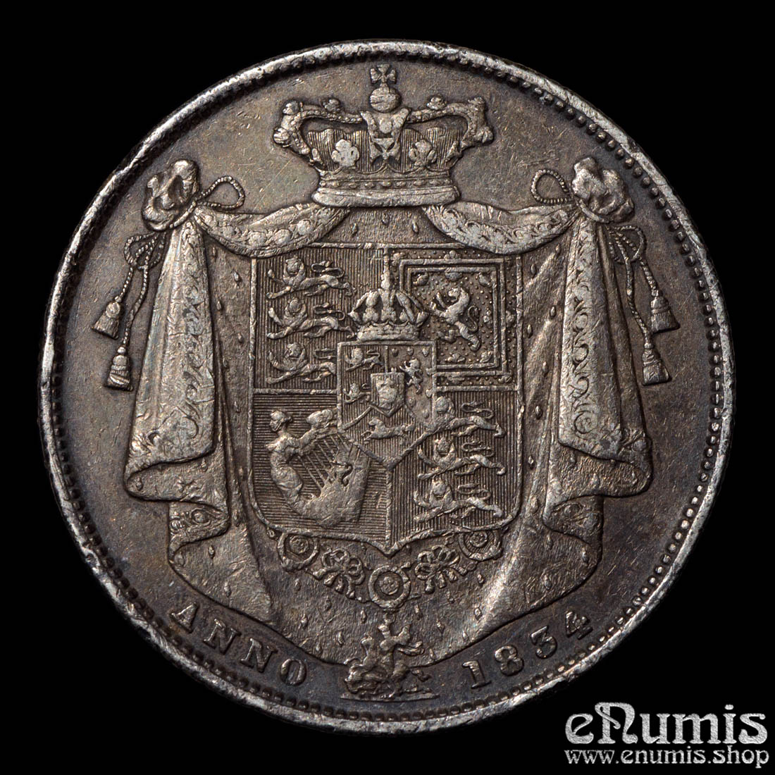 Great Britain, William IV, Halfcrown 1834, XF Great Britain, William IV, Halfcrown 1834, XF
