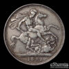 Great Britain, Victoria, Crown 1891, better date, VF-XF