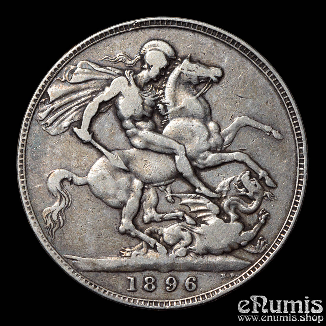Great Britain, Victoria, Crown 1896, LIX, Scarce, VF