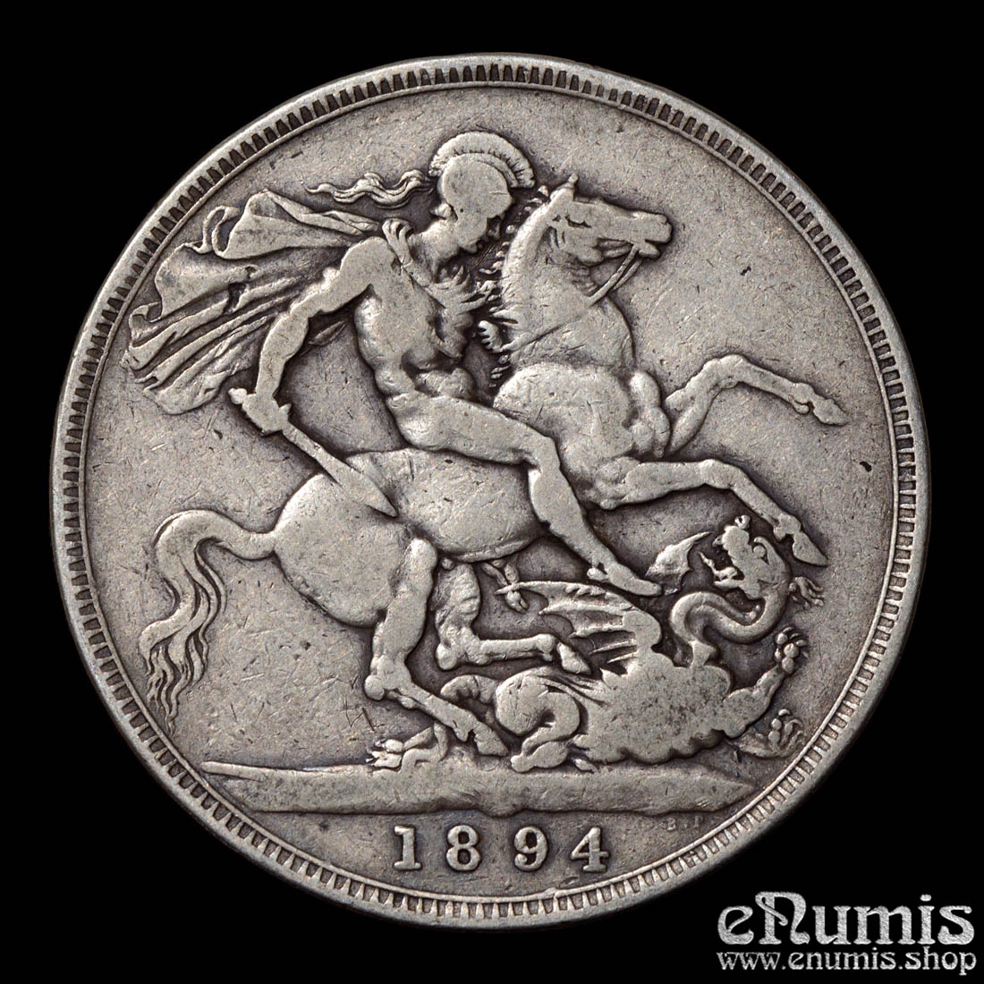 Great Britain, Victoria, Crown 1894, LVIII, scarce date, Fine
