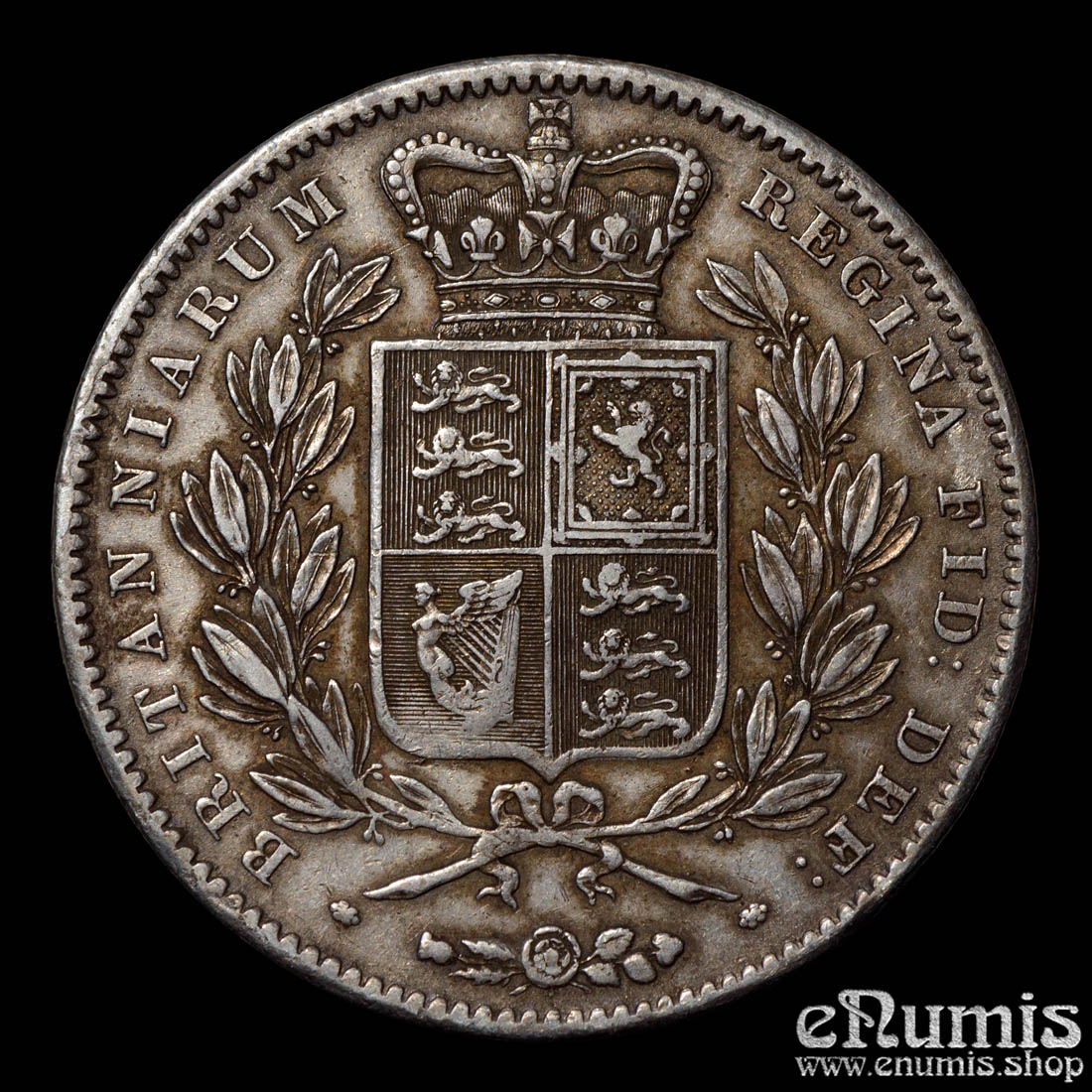 Great Britain, Victoria, Crown 1847, XF+