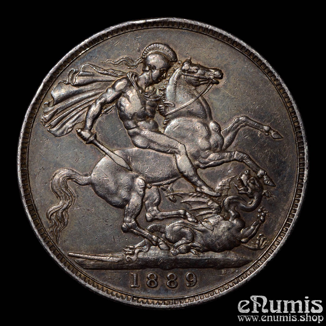 Great Britain, Victoria, Crown 1889, XF+
