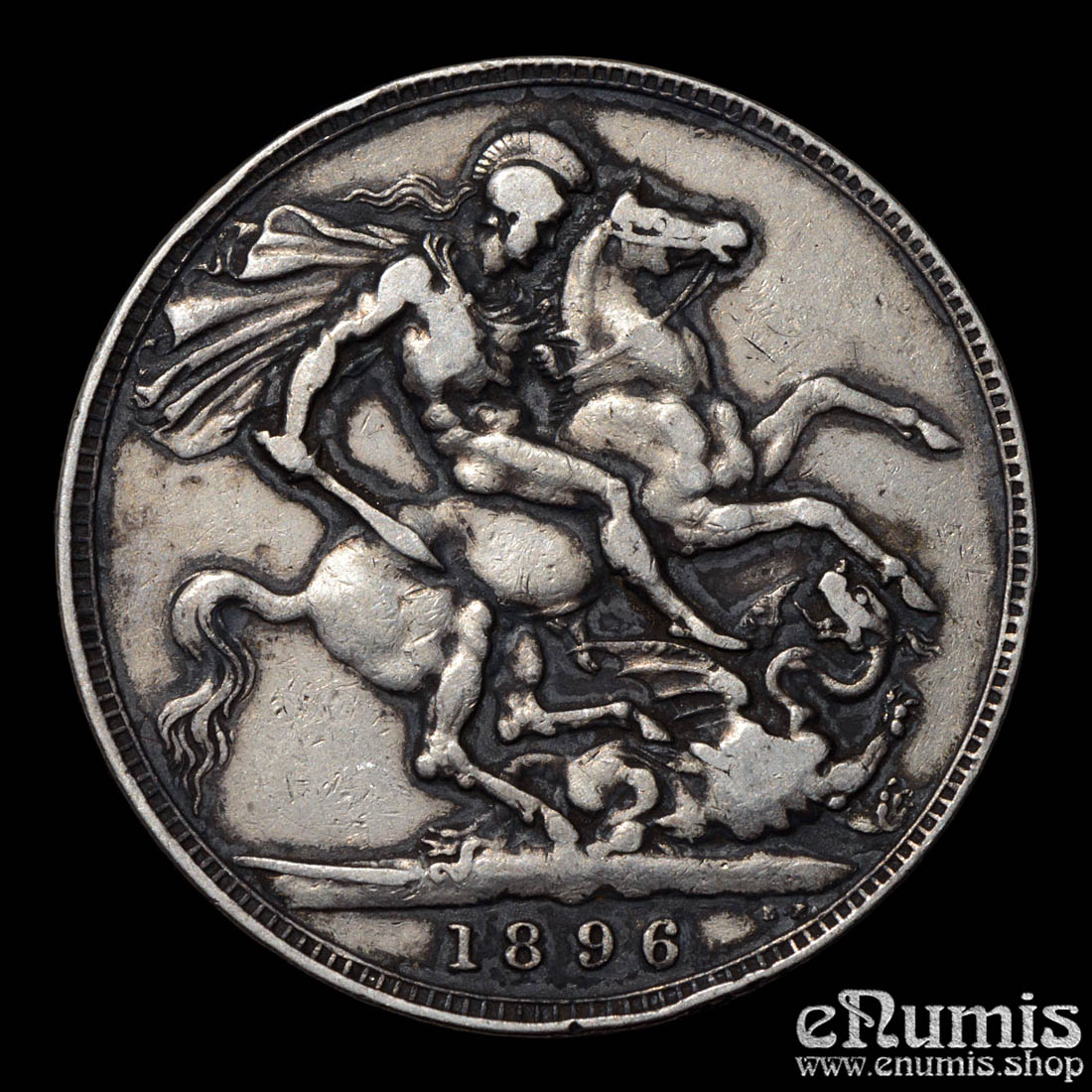 Great Britain, Victoria, Crown 1896, LX, VF Great Britain, Victoria, Crown 1896, LX, VF