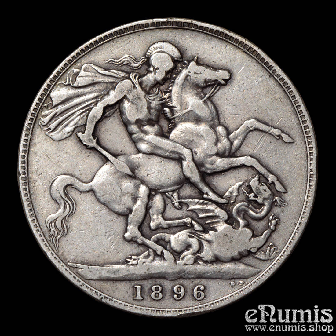 Great Britain, Victoria, Crown 1896, LX, aVF Great Britain, Victoria, Crown 1896, LX, aVF