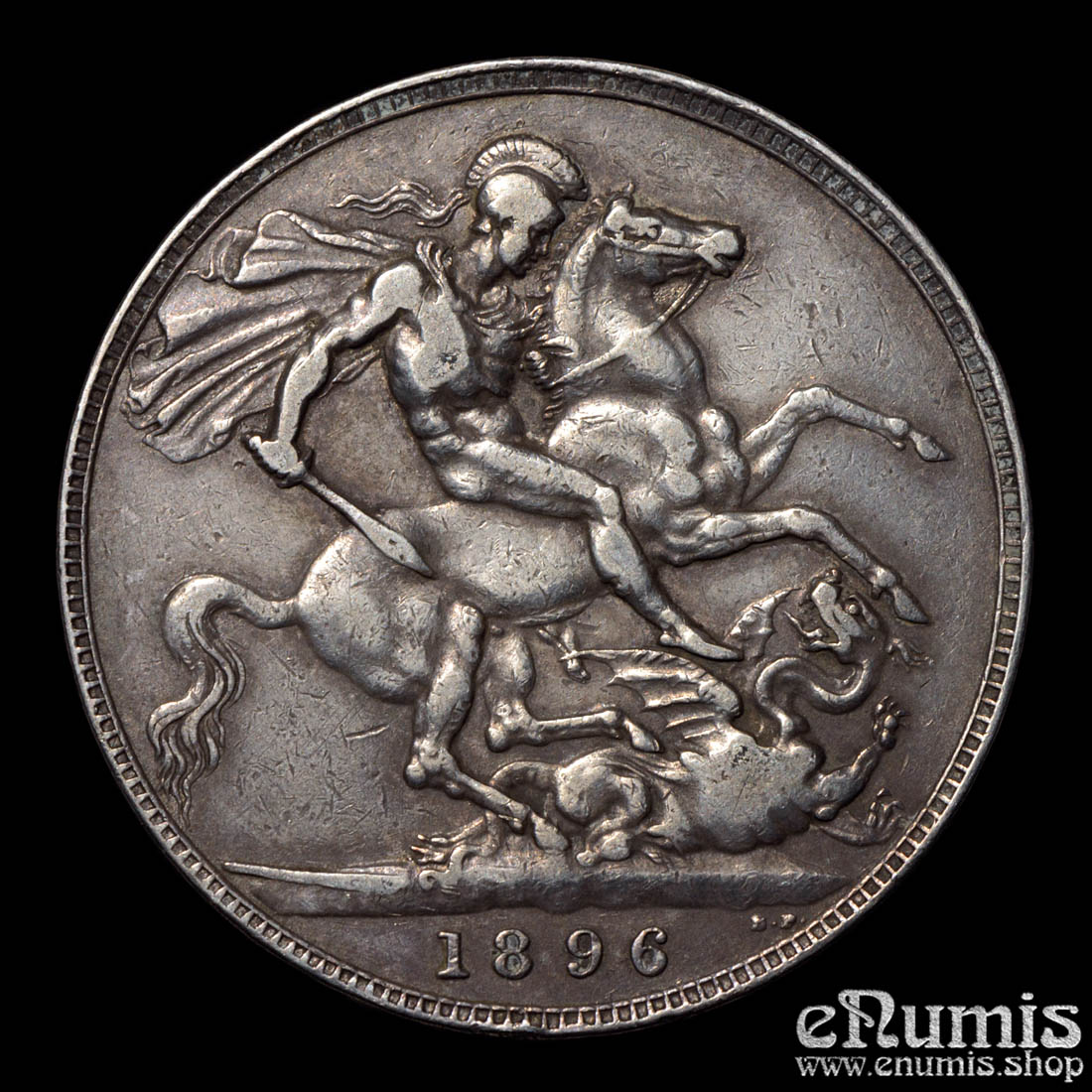 Great Britain, Victoria, Crown 1896, LIX, Scarce, VF-XF