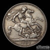 Great Britain, Victoria, Crown 1891, better date, VF-XF Great Britain, Victoria, Crown 1891, better date, VF-XF