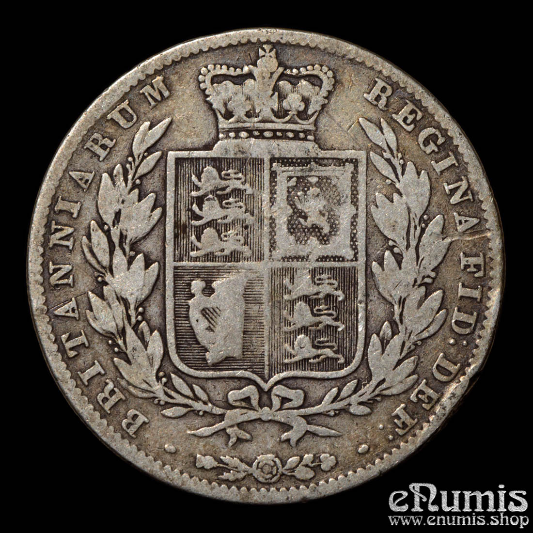 Great Britain, Victoria, Halfcrown 1845, Fine