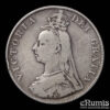 Great Britain, Victoria, Double Florin 1890, F+