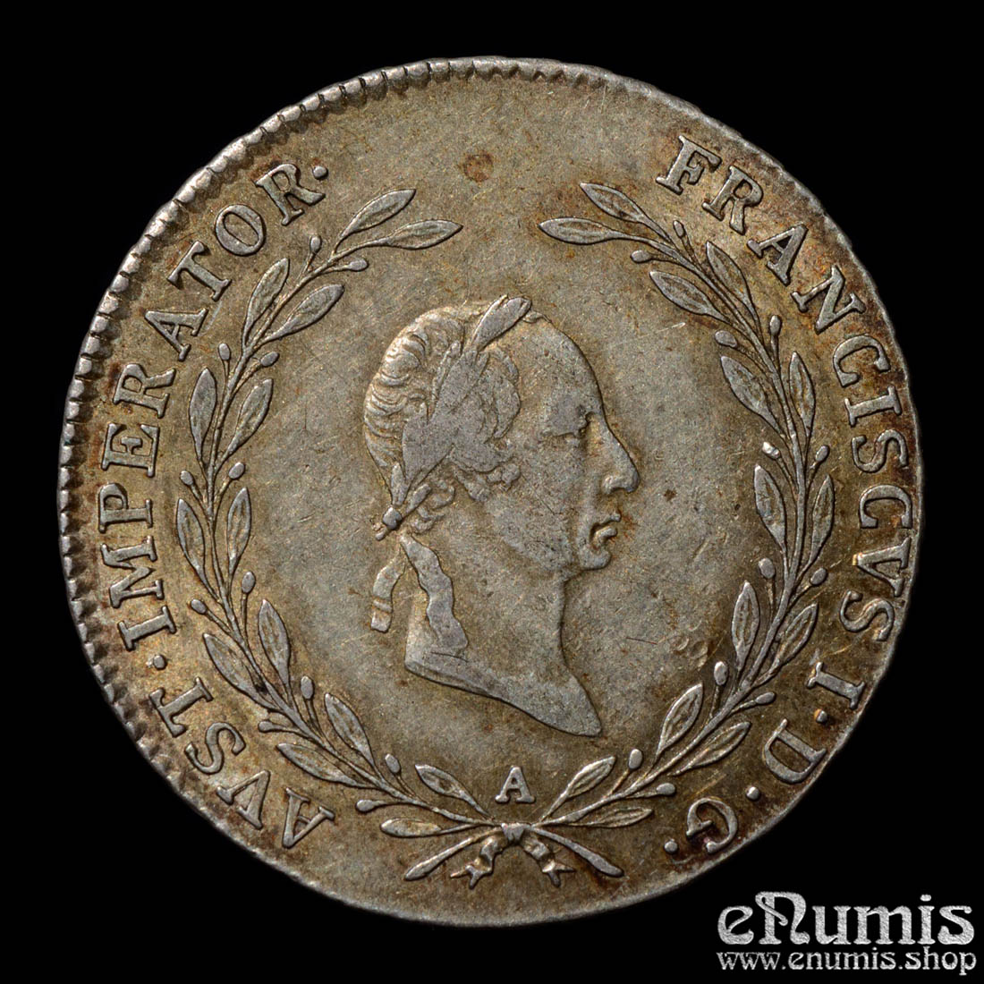 Austria, Franz I, 20 Kreuzer 1826 A, XF