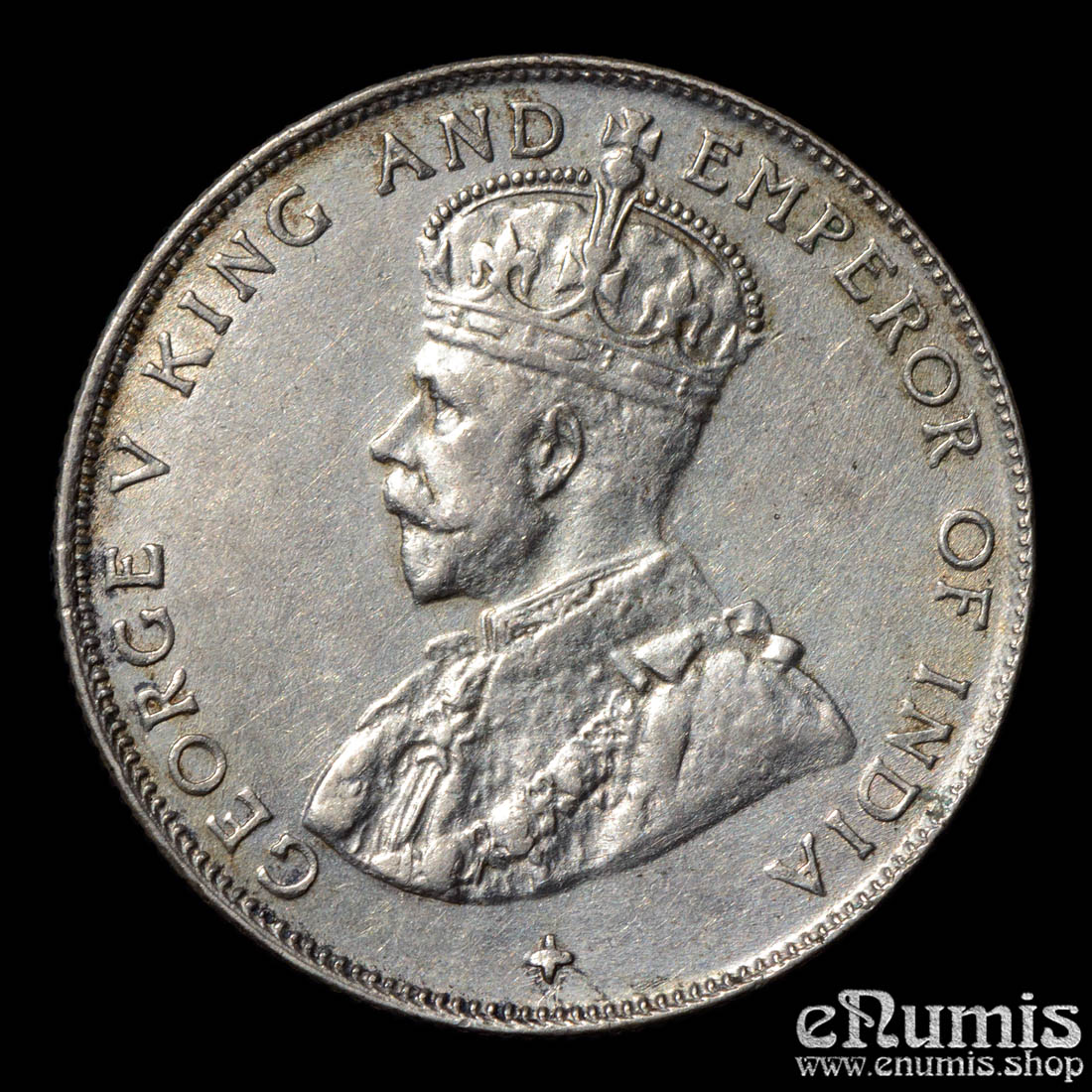 Straits Settlements, George V, 50 Cents 1920, silver, XF-UNC Straits Settlements, George V, 50 Cents 1920, silver, XF-UNC