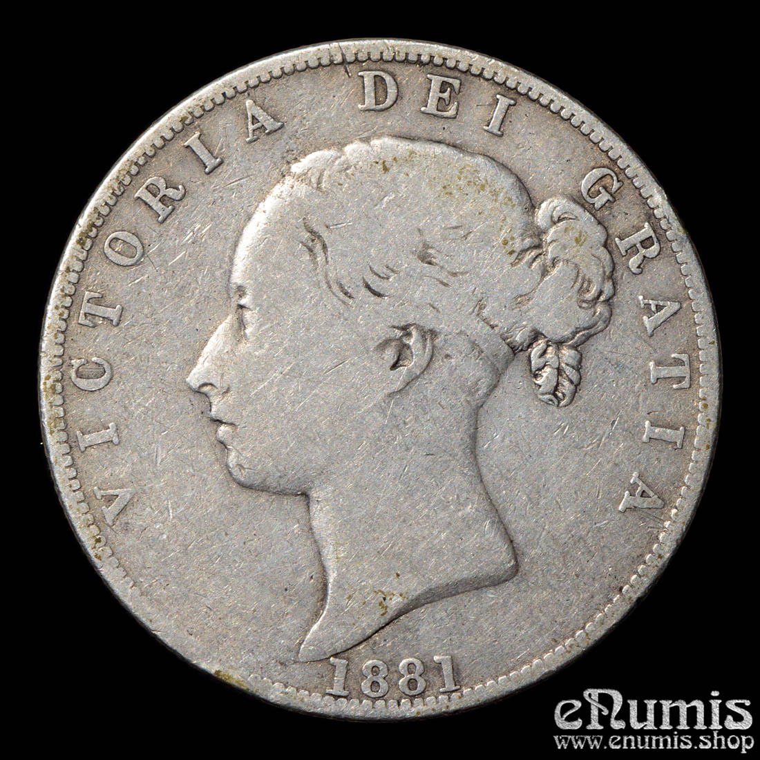 Great Britain, Victoria, Halfcrown 1881, Fine