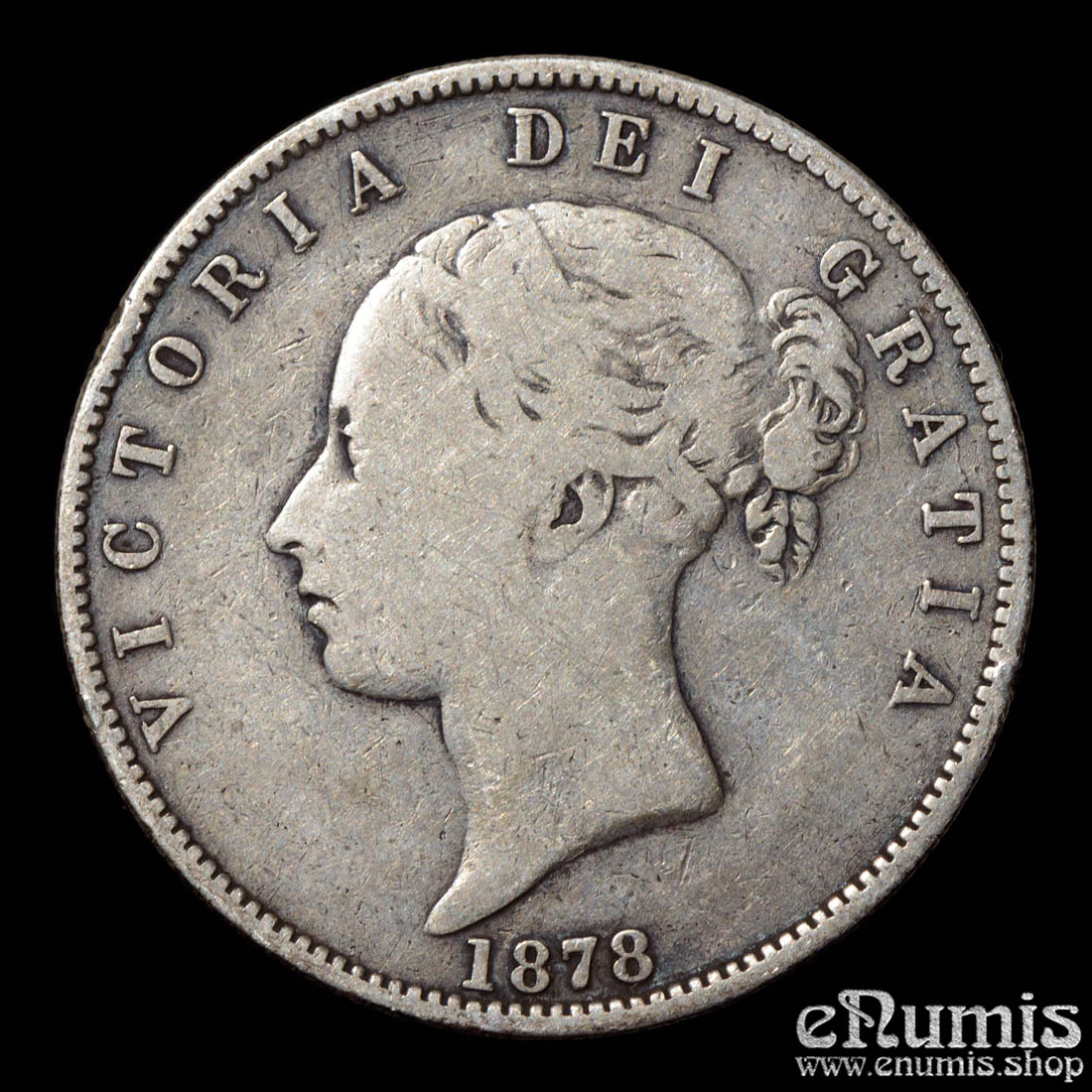 Great Britain, Victoria, Halfcrown 1878, Fine