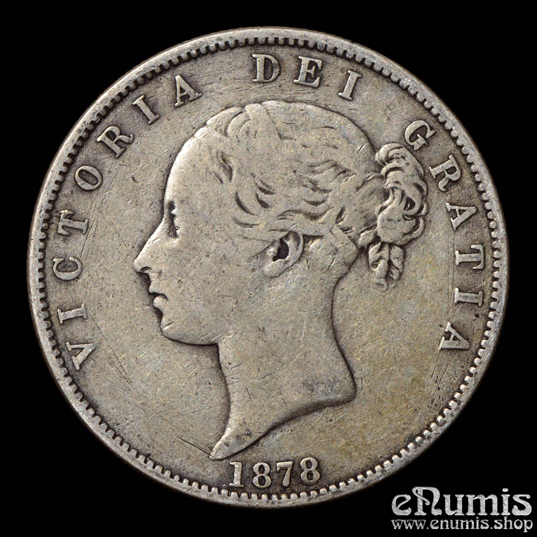 Great Britain, Victoria, Halfcrown 1878, Fine Great Britain, Victoria, Halfcrown 1878, Fine
