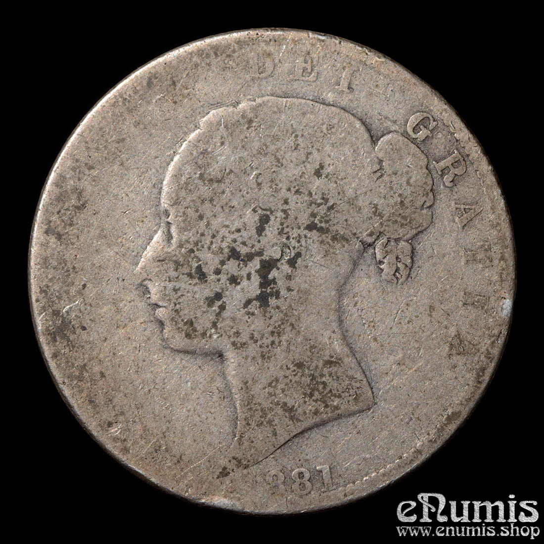 Great Britain, Victoria, Halfcrown 1881, Good Great Britain, Victoria, Halfcrown 1881, Good