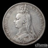 Great Britain, Victoria, Crown 1892, rarest year, VF