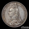 Great Britain, Victoria, Crown 1891, better date, VF-XF