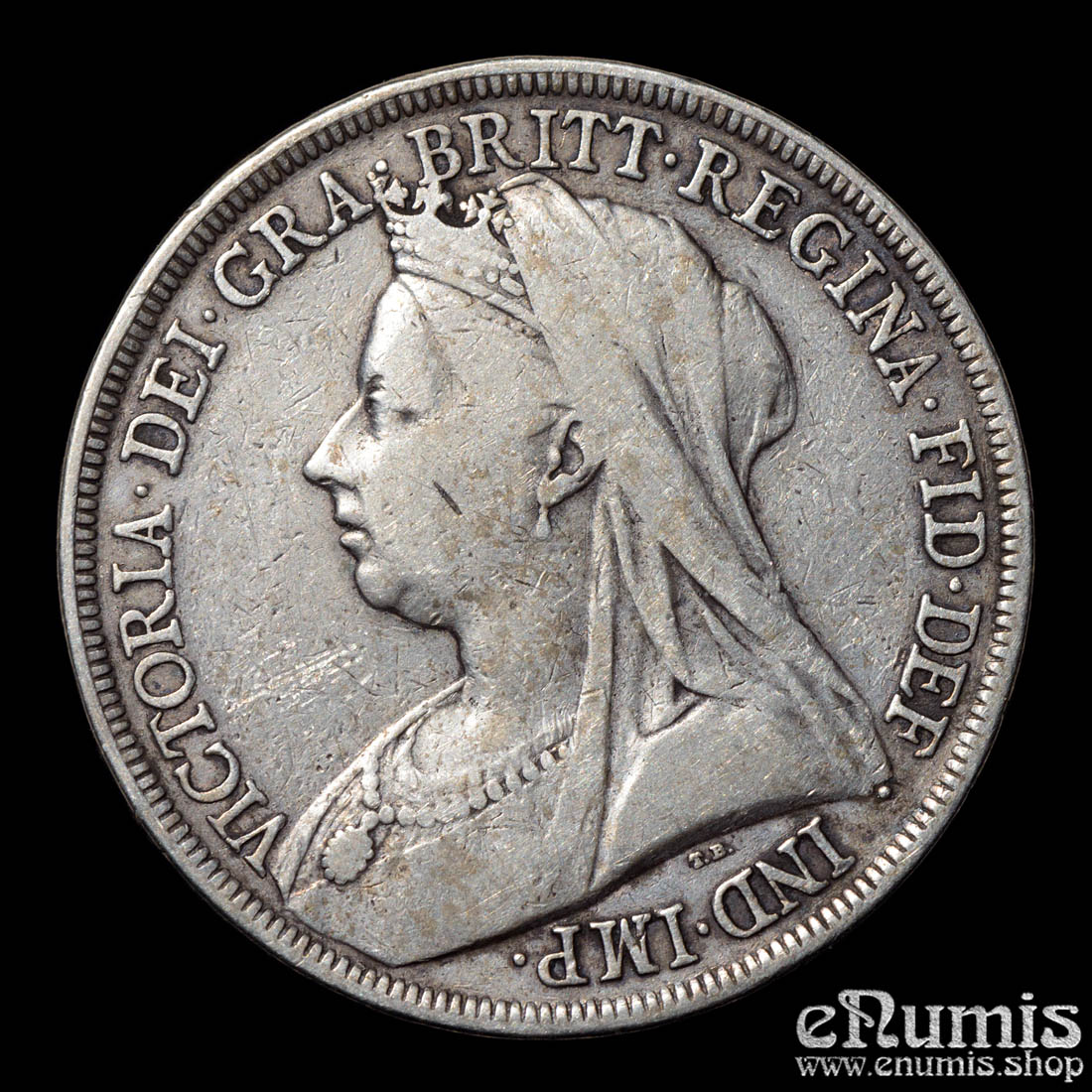 Great Britain, Victoria, Crown 1896, LIX, Scarce, VF