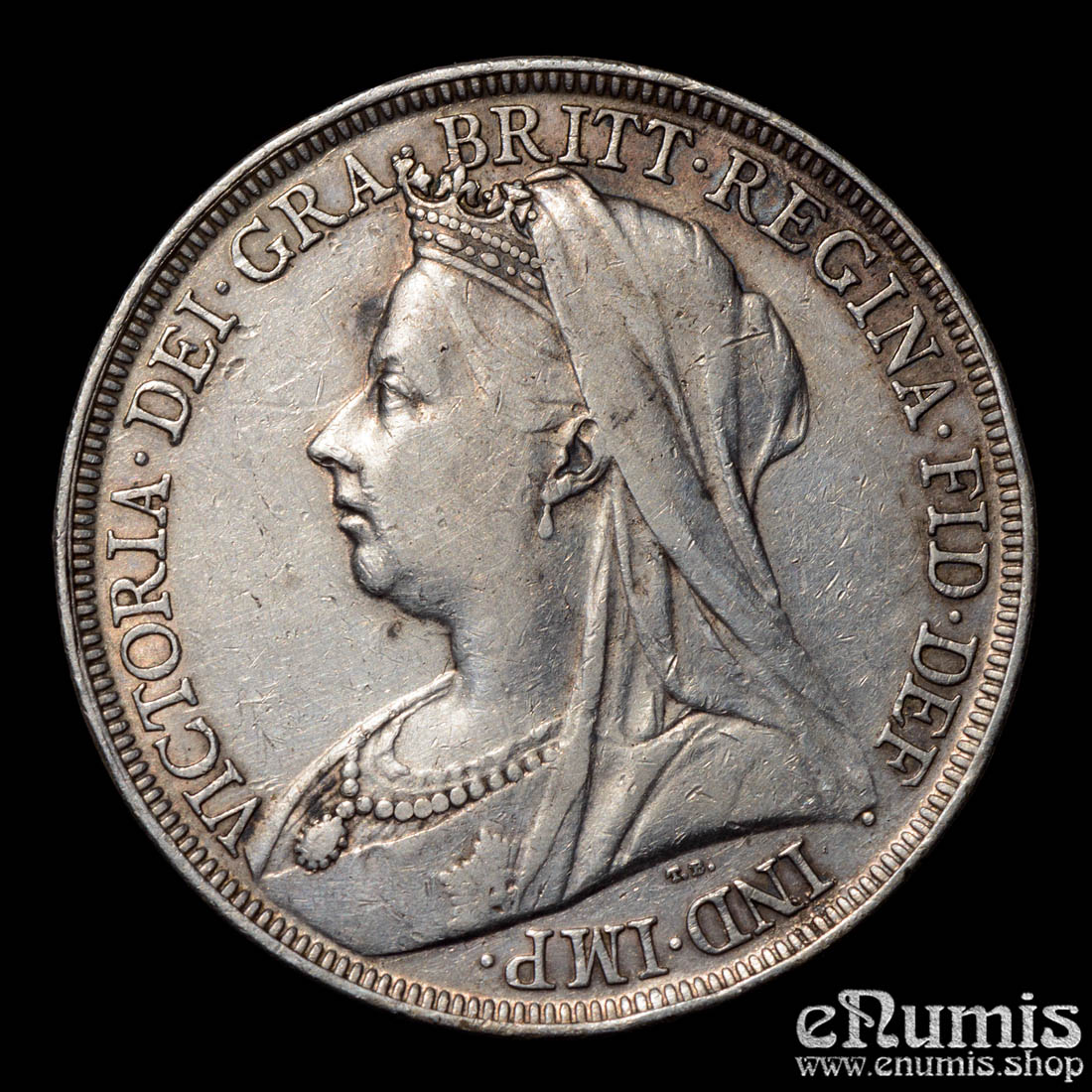 Great Britain, Victoria, Crown 1895, LIX, XF