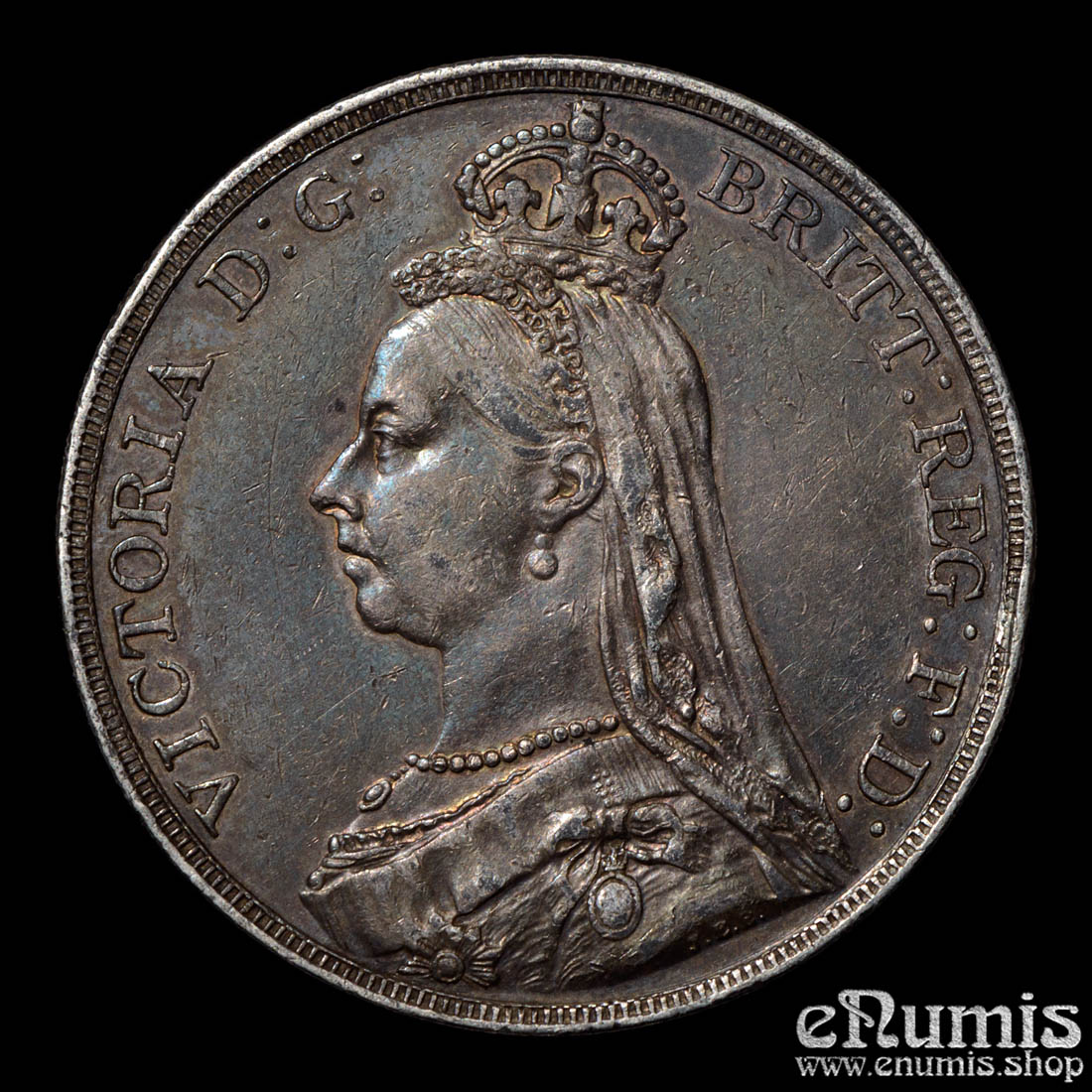 Great Britain, Victoria, Crown 1889, XF+