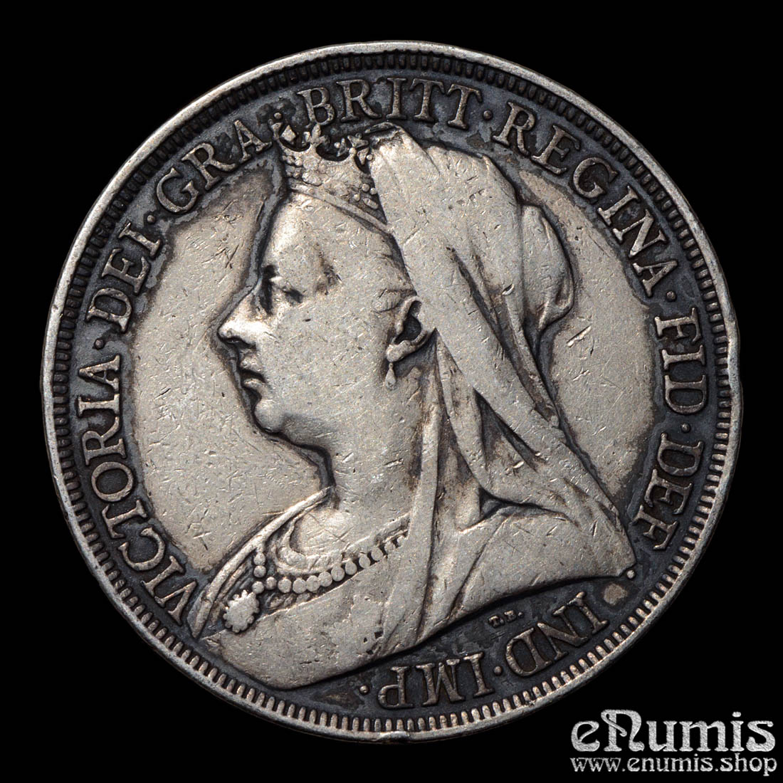 Great Britain, Victoria, Crown 1896, LX, VF Great Britain, Victoria, Crown 1896, LX, VF