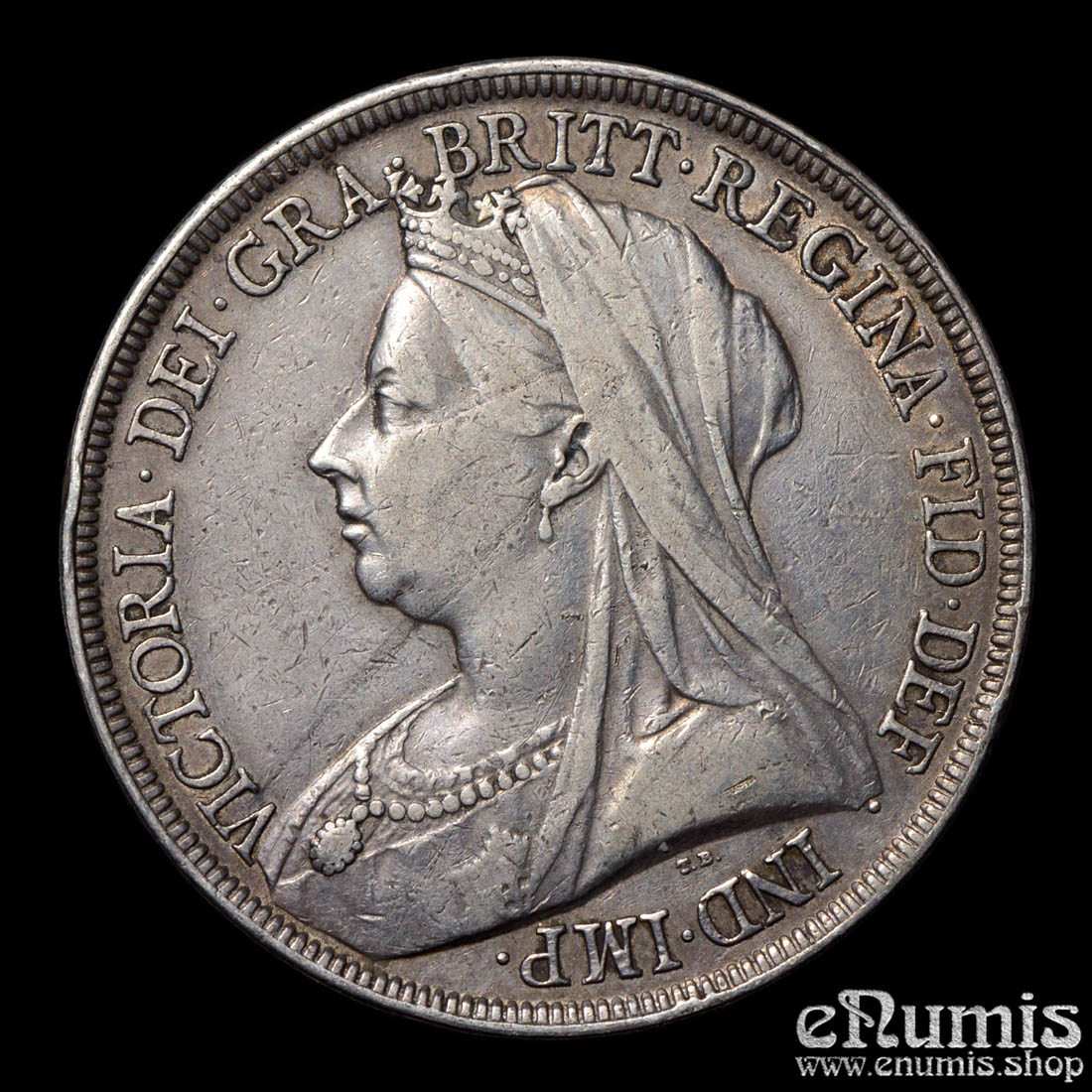 Great Britain, Victoria, Crown 1896, LIX, Scarce, VF-XF