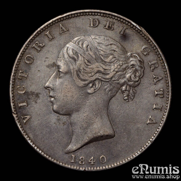 Great Britain, Victoria, Halfcrown 1840, XF+ • eNumis