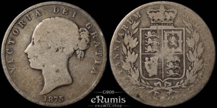 Great Britain, Victoria, Halfcrown 1875, toned, Fine