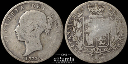 Great Britain, Victoria, Halfcrown 1877, Fine