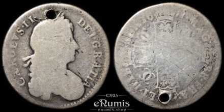 Great Britain, Charles II, Shilling 1671, Good