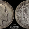 Great Britain, Edward VII, Halfcrown 1907, Scarce, aVF Great Britain, Edward VII, Halfcrown 1907, Scarce, aVF