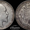 Great Britain, Edward VII, Halfcrown 1902, VF+