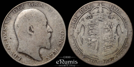 Great Britain, Edward VII, Halfcrown 1906, Fine