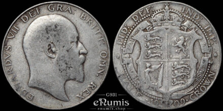 Great Britain, Edward VII, Halfcrown 1909, Scarce, aVF